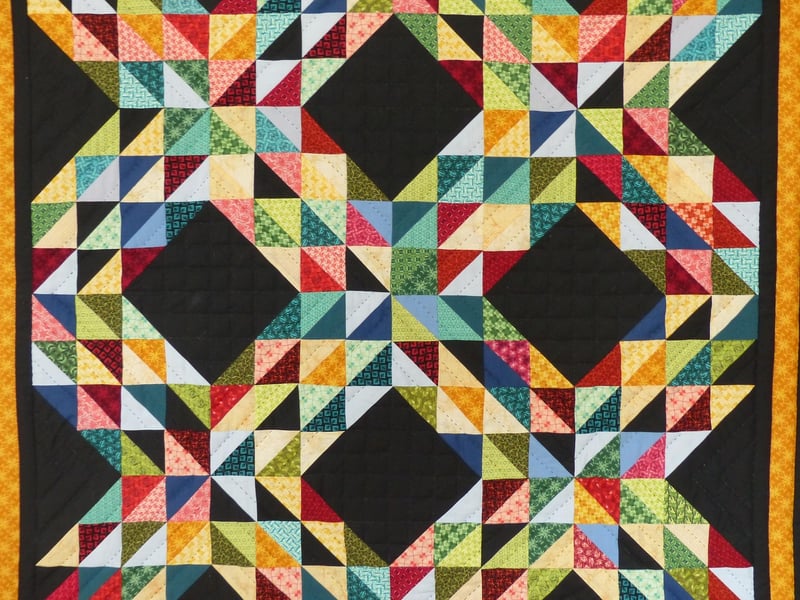 Fabric Patchwork Recliner